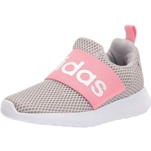 Adidas Lite Racer Adapt 4.0 Slip-On Running Shoes Pink Grey Youth 5 NEW